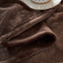 Flannel Fleece Throw Blanket Twin Size, Super Soft Fluffy Plush Blanket Throw, Luxury Fuzzy Cozy Couch Blanket for Couch, Bed, Camping, Travel Lightweight Microfiber Blanket (Brown, Twin 60" x 80")