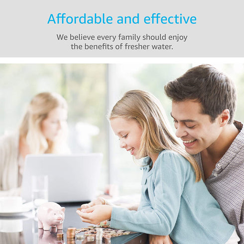 Replacement for Brita Water Filter, Pitchers and Dispensers, Classic OB03, Mavea 107007, and More, NSF, TœV SœD Certified Pitcher Water Filter, 1 Year Filter Supply, by AQUA CREST, 6 Count
