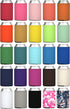 TahoeBay Blank Beer Can Coolers (25-Pack) Plain Bulk Collapsible Foam Soda Cover Coolies, Personalized Sublimation Sleeves for Weddings, Bachelorette Parties, HTV Projects (Multicolor)