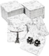 Jewelry Display Cards in Marble Design (2 x 2 Inches, 300-Pack)