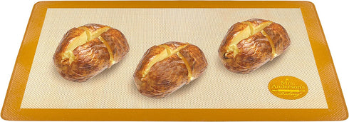 Mrs. Anderson™s Baking Brown Silicone 11.6 x 16.5 Inch Baking Mat