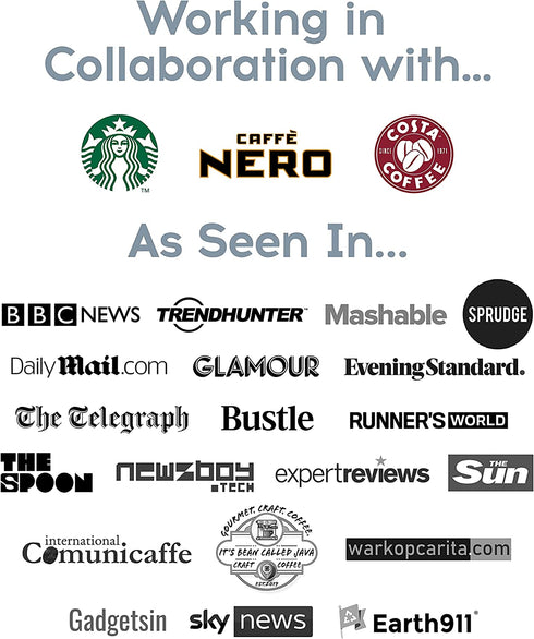 Circular & Co. Travel Mug (16oz) - The World's First Reusable Mug Made from Recycled Coffee Cups, 100% Leak-Proof, Sustainable & Insulated, Sunset Coral