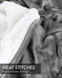 Utopia Bedding Sherpa Bed Blanket Twin Size Grey 480GSM Plush Blanket Fleece Reversible Blanket for Bed and Couch