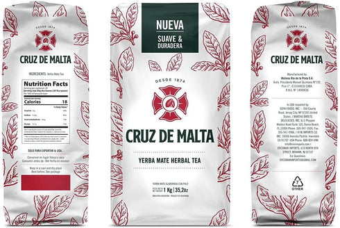 YERBA MATE CRUZ de MALTA 2.2lb 1 kilo
