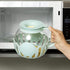 Ecolution Patented Microwave Micro-Pop Popcorn Popper, Borosilicate Glass, 3-in-1 Lid, Dishwasher Safe, BPA Free, 3 Quart Family Size, Aqua
