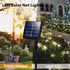 Solar LED Net Lights, 5.9Ft x 3.9Ft 120 LED Mesh Lights with 8 Modes, IP65 Waterproof Fairy Fence Lights for Outdoor Fence Garden Backyard Wedding Party (Warm White)