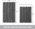 Grey Bathroom Rugs and Mats Sets 2 Piece, Chenille Bath Rugs Set Super Absorbent Bathroom Floor Mat, Machine Washable Non-Slip Bath Mats for Bathroom, 17x24 Plus 20x30 , Ciicool