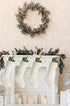 Kunyida Pack 4,18" Unique Ivory White Knit Christmas Stockings