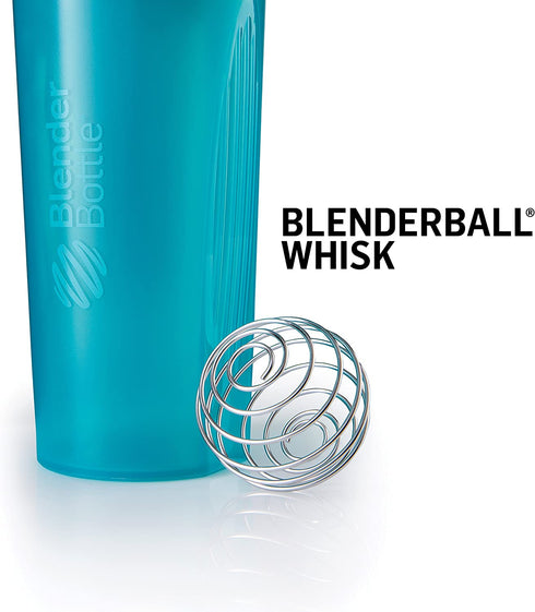 BlenderBottle Classic Shaker Bottle Perfect for Protein Shakes and Pre Workout, 28-Ounce (2 Pack), Colors May Vary