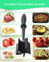 2Pack Meat Chopper, Heat Resistant Meat Masher for Hamburger Meat, Ground Beef Smasher, Nylon Hamburger Chopper Utensil, Meat Ground, Non Stick Mix Chopper Mix and Chop, Meat Masher Tool Gift