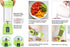 Portable Blender,Personal Size Blender Juicer Cup,Smoothies and Shakes Blender,Handheld Fruit Machine,Ice Blender Mixer Home (green)