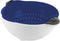 Tovolo Soak N' Strain Colander, Easy-Pour Spout 1.5 Quart Food Strainer, 2-in-1 Strainer & Soaking Bowl, Fruit Bowl & Vegetable Wash, BPA-Free & Dishwasher-Safe, Deep Indigo