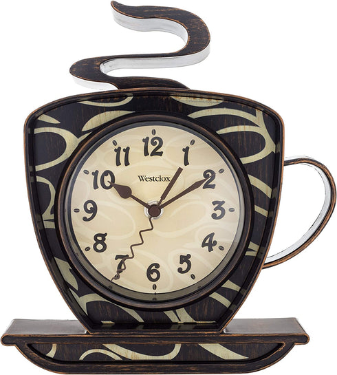 Westclox 10.25 Coffee Cup, 3-D Wall Clock Model# 32038