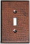 Monarch Pure Copper Hammered Single Wall Plate / Switch Plate