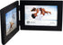 Malden Double Horizontal 4x6 Picture Frame - Wide Real Wood Molding, Real Glass - Black