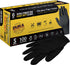 Dura-Gold HD Black Nitrile Disposable Gloves, Box of 100, Size X-Large, 6 Mil - Latex Free, Powder Free, Textured Grip