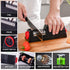 WARSUN Electric Knife Sharpener, Kitchen Knife Sharpening, Professional Knife Sharpener Electric Tool for Chef Knife, Black(Upgraded),not for Ceramic, Serrated Knives