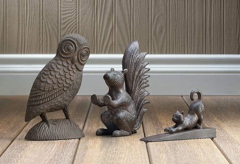 CAST Iron Door Stops (Squirrel)