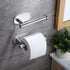 YIGII Adhesive Toilet Paper Holder - Bathroom 2 Pack Toilet Roll Holder Stainless Steel Tissue Holder Dispenser, Brushed (Silver)