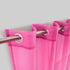 Purple and Pink Sheer Curtains for Girls Bedroom Decor 2 Panels Grommet Faux Linen Ombre Window Semi Sheer Curtains for Living Room Decoration All Year Girls Gift Wedding Party Backdrop 84 Inch Length