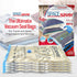 Spacesaver Premium Vacuum Storage Bags. 80% More Storage! Hand-Pump for Travel! Double-Zip Seal and Triple Seal Valve! Vacuum Sealer Bags for Comforters, Blankets, Bedding, Clothing! (Large 3-Pack)