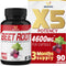 Beet Root Capsules - 4600mg Herbal Equivalent - 11in1 Powerful Blend of Olive Leaf, Garlic, Turmeric - Supports Healthy Blood Pressure, Digestive, Immune System - 3 Months Supply
