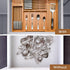 Kitchen Drawer Silverware Organizer - Expandable Bamboo Utensil Tray with Knife Block. Kitchen Silverware Holder or Expandable Drawer Organizer for any drawer, 17? Long, Adjustable from 13? - 22.5? Wide, 2? Deep