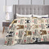 French Bulldog Print Blanket Super Soft Throw Blanket Warm and Cozy Bed Blankets Decorative for Bedroom Sofa 50"X40"