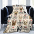 French Bulldog Print Blanket Super Soft Throw Blanket Warm and Cozy Bed Blankets Decorative for Bedroom Sofa 50"X40"