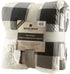 Woolrich Down Alternative Plaid Throw Premium Soft Cozy Spun for Bed, Couch or Sofa (50x70, Linden Tan)