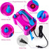 DEMELA Electric Air Balloon Pump Portable Air Blower Pump for Balloons 110V 600W Dual Nozzle Electric Inflator for Party Decoration Sports Rose Red