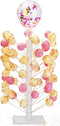 Nangor Wood Cake Pop Stand - 60 Hole Wooden Lollipop Holder Candy Table Display, Decorative Dessert Stand for Wedding Birthday Baby Shower Parties - Sturdy and Easy to Assemble