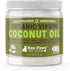 Raw Paws Organic Coconut Oil for Dogs & Cats, 8-oz - Treatment for Itchy Skin, Dry Nose, Paws, Elbows, Hot Spot Lotion for Dogs, Natural Hairball Remedy for Dogs & Cats