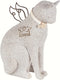 Carson 14212 Cat Figurine, Grey
