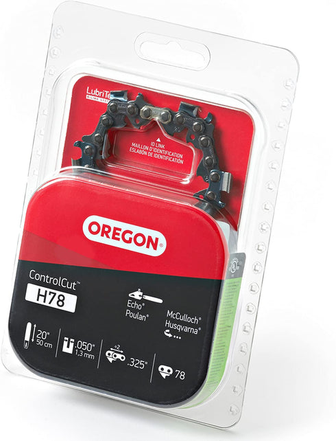 Oregon H78 20-Inch ControlCut Chainsaw Chain - Fits Husqvarna, Jonsered and More (Packaging May Vary)