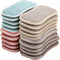 Dicunoy 20PCS Kitchen Scrub Sponges, Dishes Sponges Pads for Washing Dishes, Reusable Cleaning Scrubber for Dishwasher, Washing Pans, Ovens, Counter, Stove, Sink, Bathroom