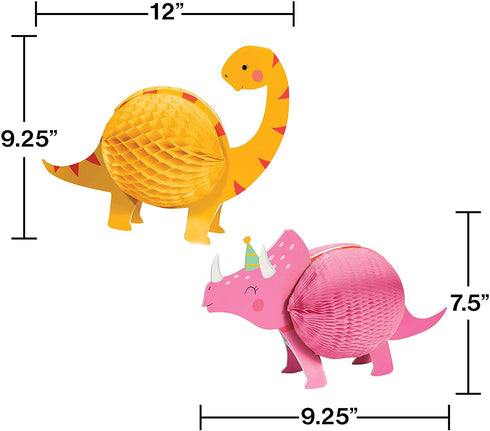 Girl Dino Decorations and Favors Kit