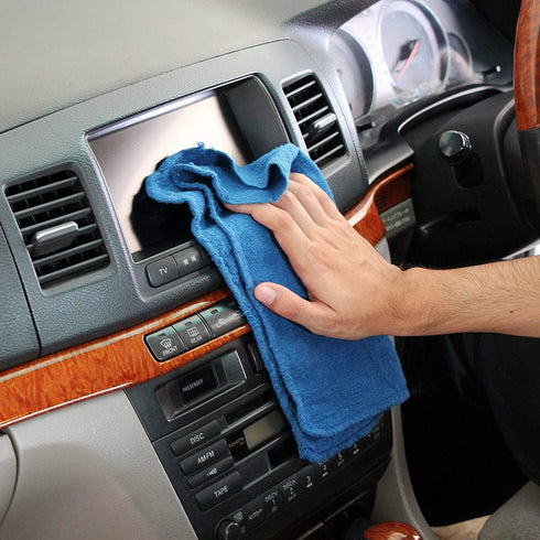 Simpli-Magic 79185 Shop Towels 14?x12?, Blue, 100 Pack