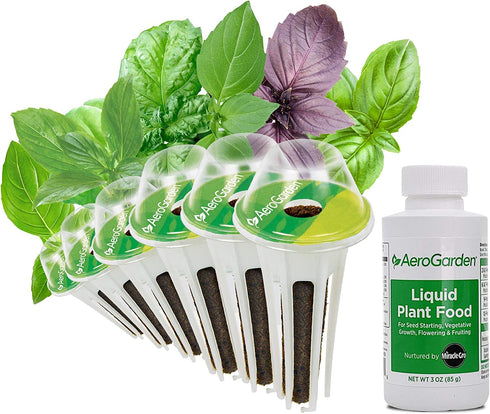 AeroGarden International Basil Seed Kit, 6-pod
