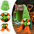 St Patricks Day Decorations Gnomes for Home Table Ornament St. Patrick's Day Gifts Home Decor Green Irish Gnome Plush Elf Scandinavian Handmade Swedish Tomte Leprechaun Figurines(Green)