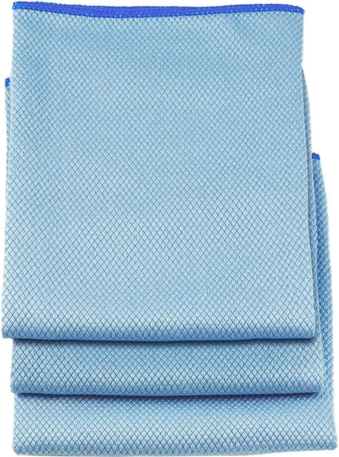 Unger Professional Large Professional-Grade Microfiber Cloth Towels, 18" x 18" (3 Pack)