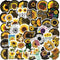Sunflower Stickers Pack for Laptop,50 Pack Sticker Floral Themed Sunflower Decal for Girls,Vinyl Waterproof Stickers for Girls,Skateboard,Water Bottles,Computer,Phone