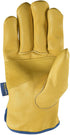 Wells Lamont Men™s Slip-On HydraHyde Full Leather Work Gloves | Water-Resistant | Large (1168L)
