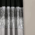 Lush Décor Night Sky Panel for Living, Bedroom, Dining Room (Single Curtain), 84" x 42", Grey and Black