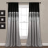 Lush Décor Night Sky Panel for Living, Bedroom, Dining Room (Single Curtain), 84" x 42", Grey and Black