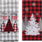 Kay Dee Designs Holiday Farmhouse Kitchen Towel Set - 1 Dual Purpose Towel and 1 Tea Towel | Buffalo Lodge Trees, Multicolor
