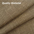 Valea Home Soft Burlap Short Curtains Rustic Natural Tan Rod Pocket Curtain Panels for Small Window 45 inch Length Cafe Kitchen Curtains, 2 Panels
