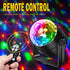Apeocose 2-Pack Disco Ball Party Lights, Sound Activated RGB Rotating DJ Strobe Lights with Wireless Remote for Bachelorette Birthday Home Party Supplies Decorations Wedding Dance Karaoke Zumba