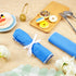 Silver Storage Bags Anti Tarnish Silver Protector Bags Blue Holder for Silverware Flatware Storage Organizer Silver Storage Cloth Place Setting Roll with White Ribbon for Teaspoon Utensils?4 Pieces?