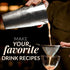 Large 24 oz Stainless Steel Cocktail Shaker Set - Mixed Drink Shaker - Martini Shaker Set With Built In Strainer, Double Sided Jigger & Combo Muddler Mixing Spoon - Pro Margarita Shaker - By Zulay